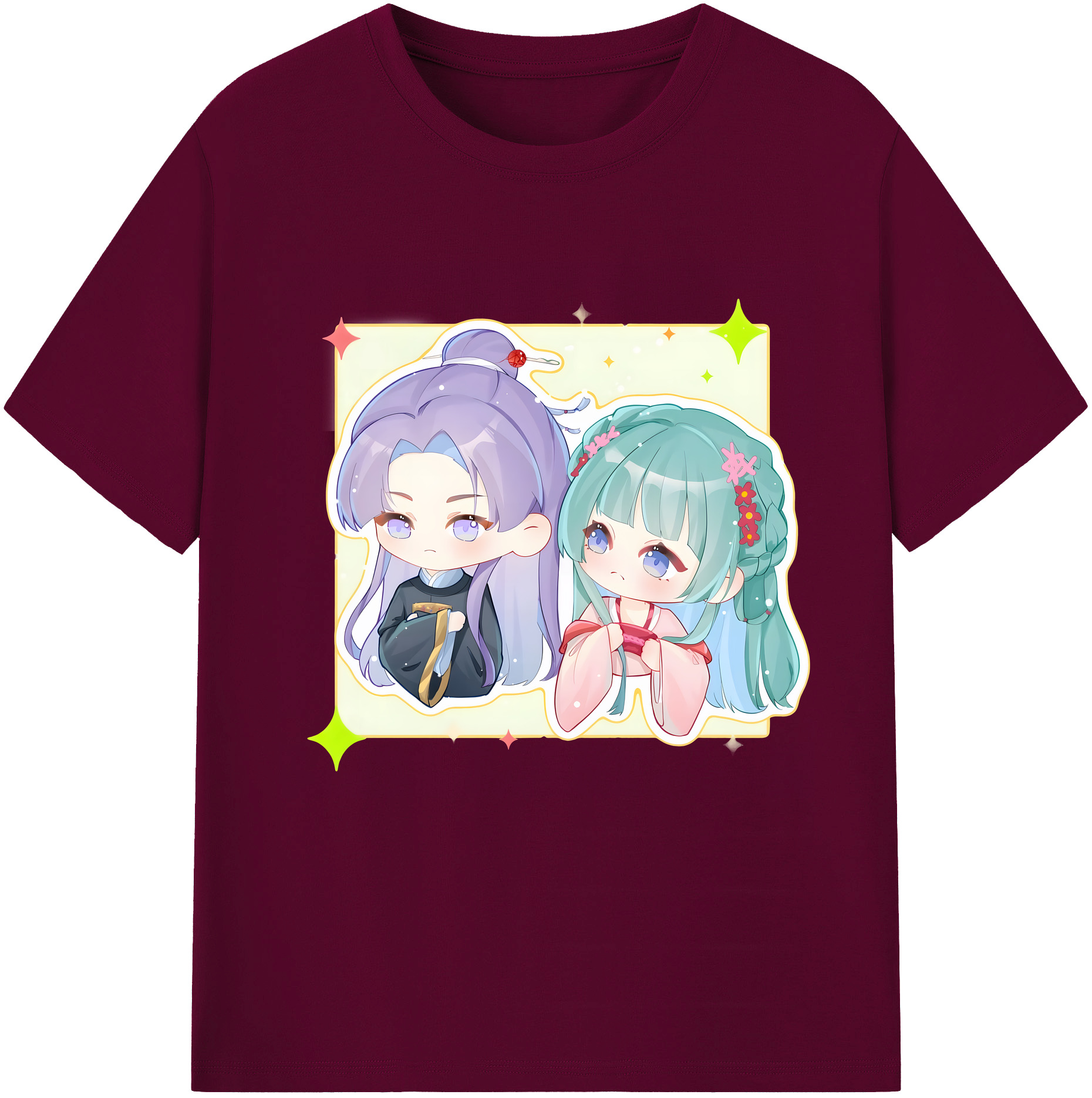 （画像用） 薬屋のひとりごと The Apothecary Diaries レディースカジュアルプリントTシャツ（綿100％）